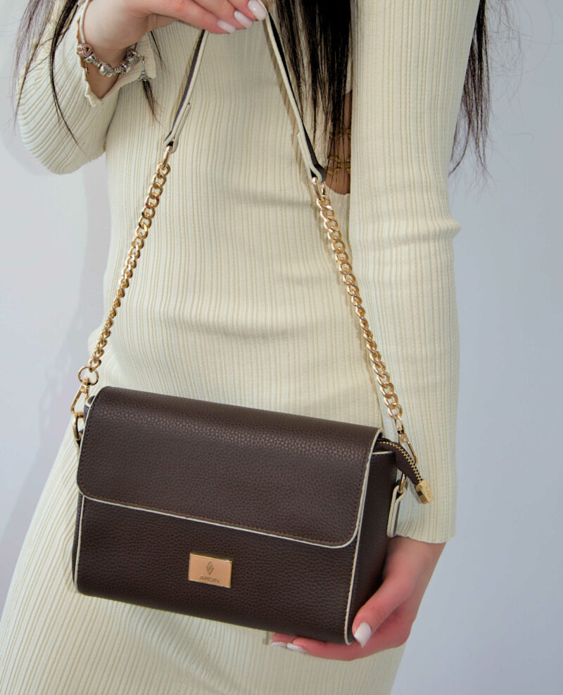 Toevoegen aan Wishlist Originele Aron Atelier damestas Pamela handtas bruin