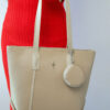 Originele Aron Atelier damestas Veronika Beige handtas beige