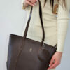 Originele Aron Atelier damestas Veronika Brown handtas bruin