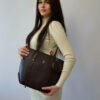 Originele Aron Atelier damestas Veronika Brown handtas bruin